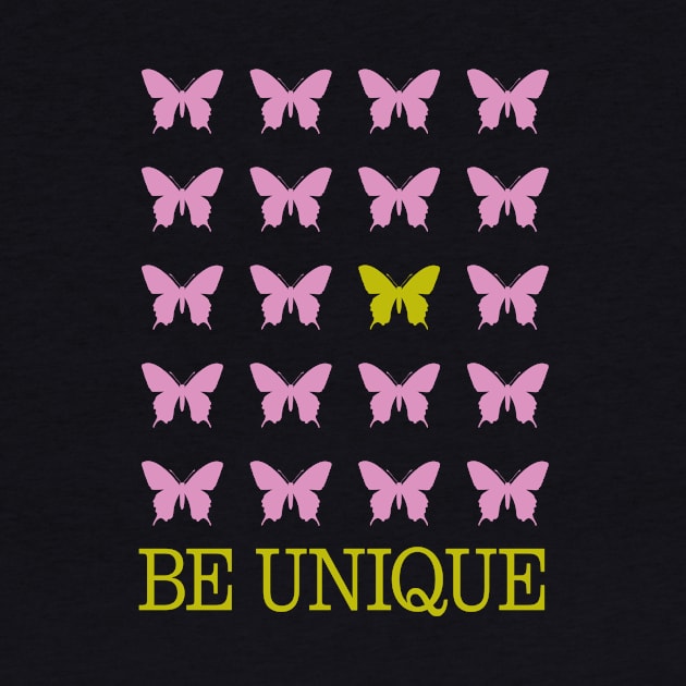 Be Unique Butterfly by oddmatter